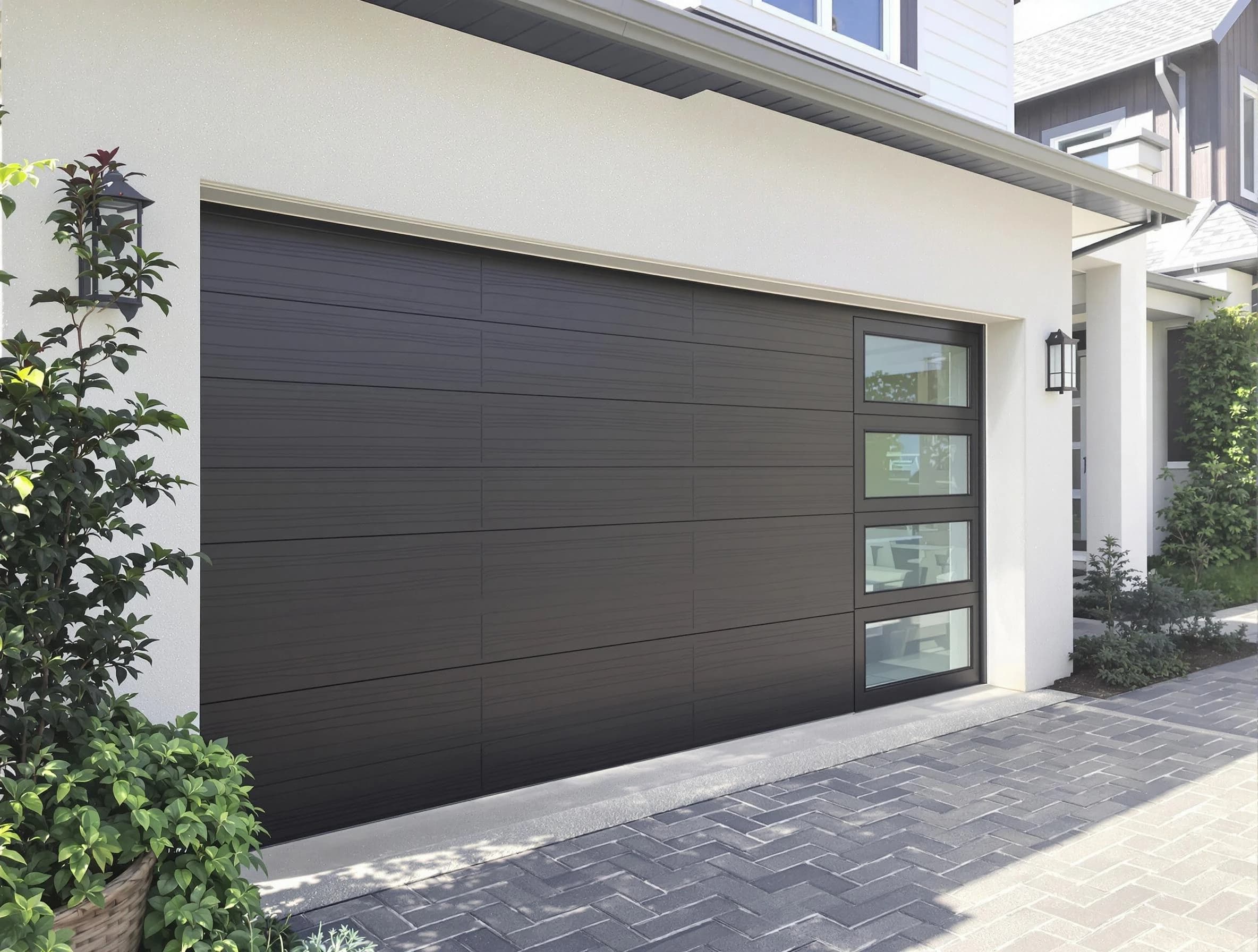 Custom garage door installation by Buford Garage Door Repair in Buford