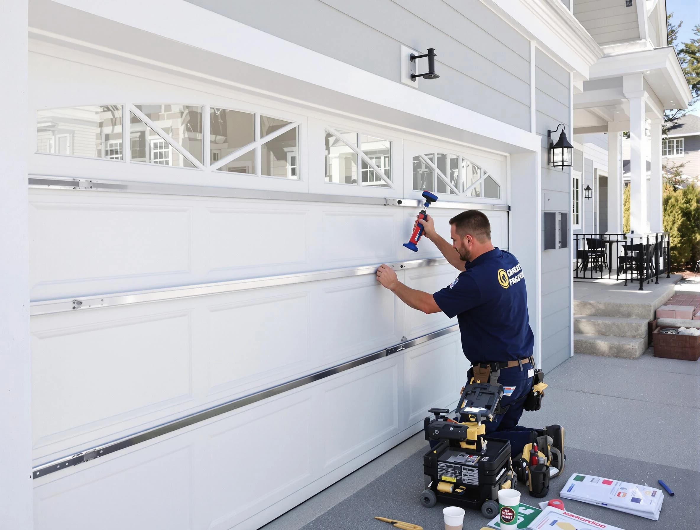 Professional garage door installation by Buford Garage Door Repair in Buford