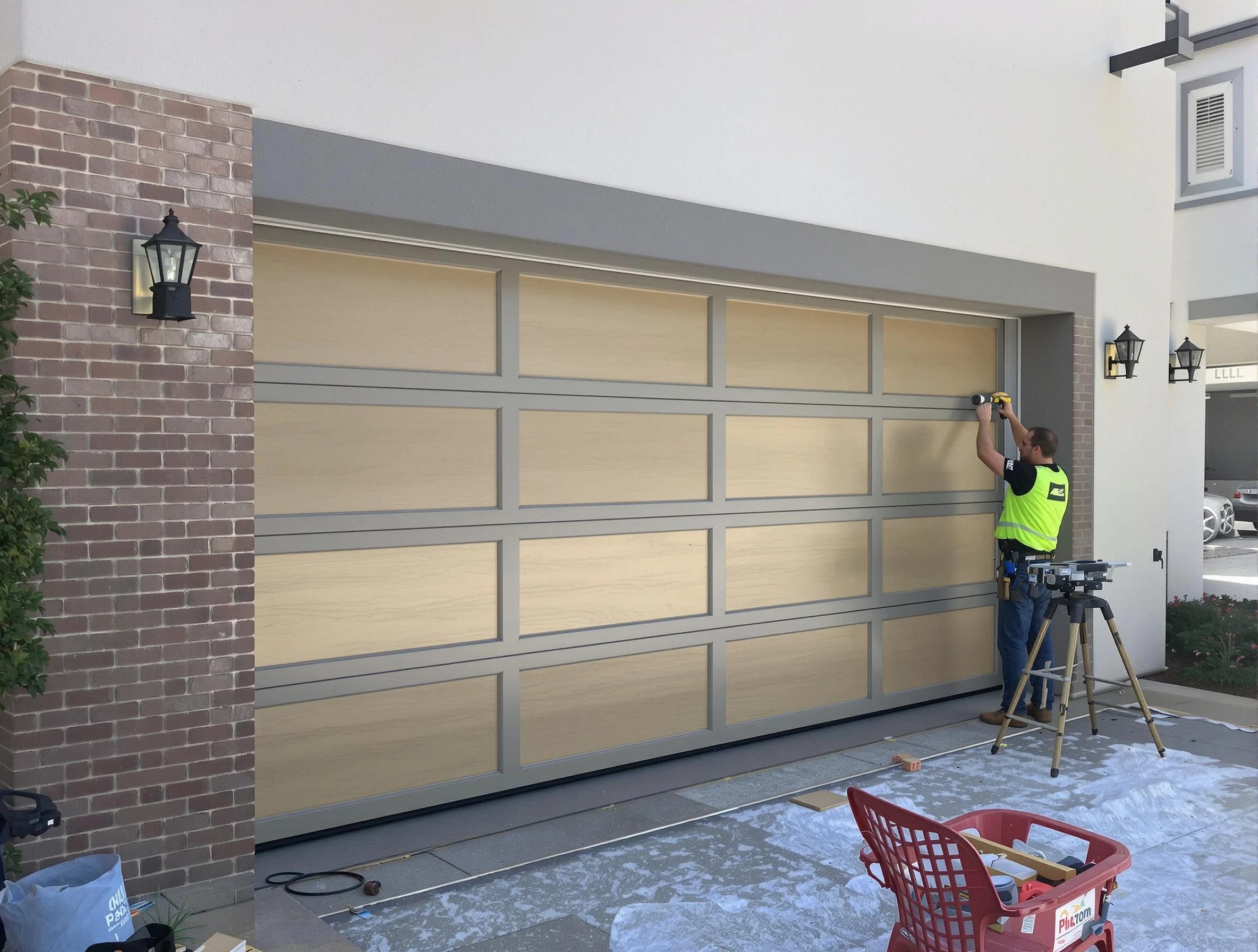 Garage door replacement service by Buford Garage Door Repair in Buford