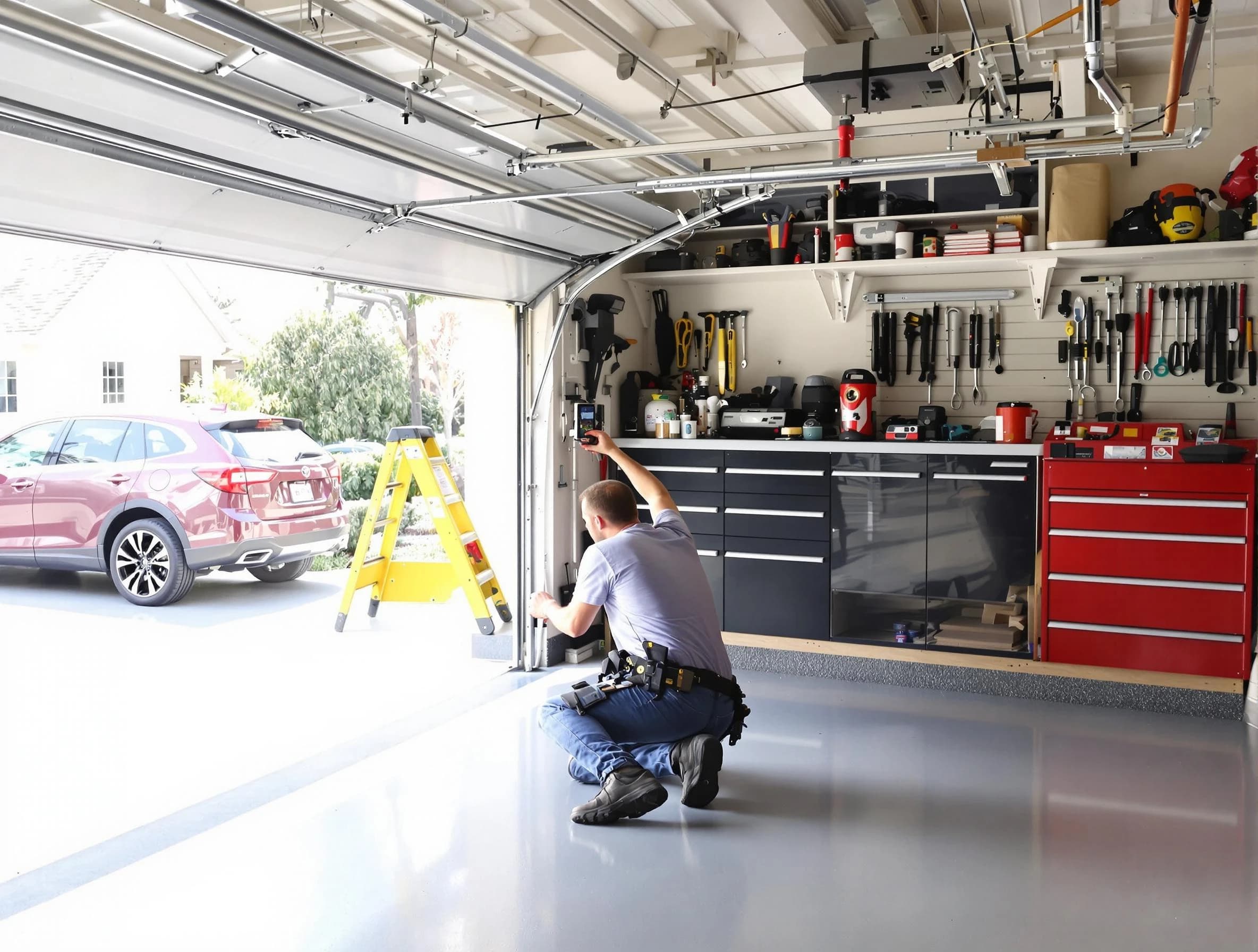 Local garage door repair service by Buford Garage Door Repair in Buford