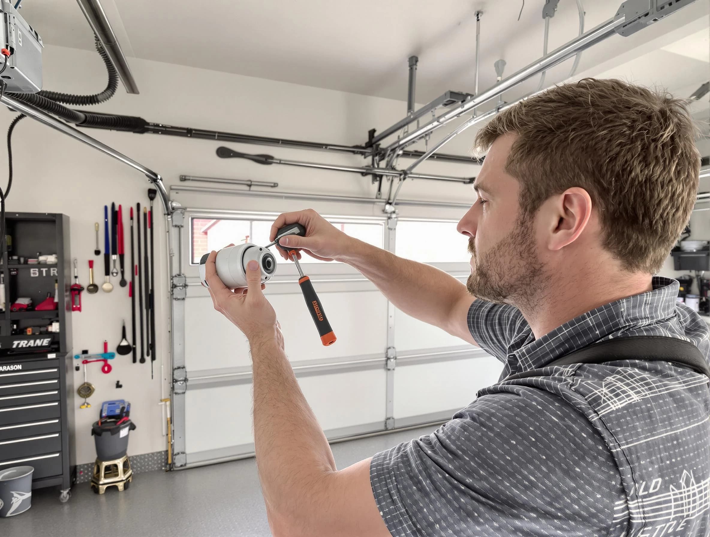 Garage door opener repair service by Buford Garage Door Repair in Buford