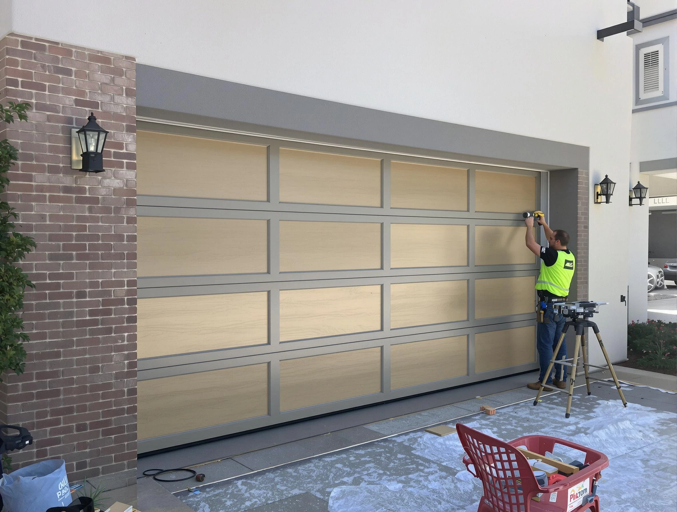 Garage door replacement service by Buford Garage Door Repair in Buford